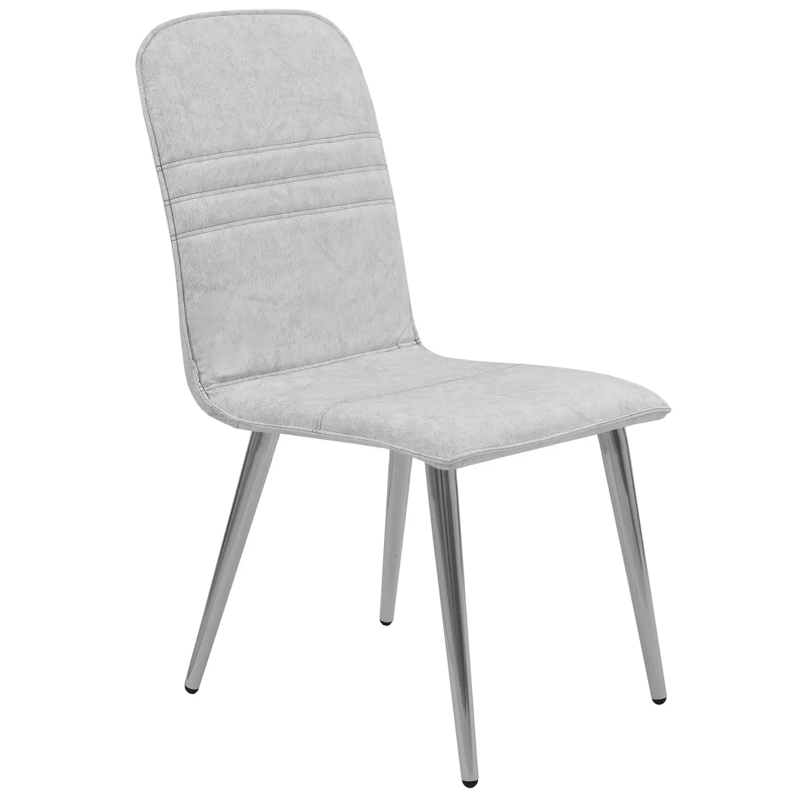 Стул кухонный Венеция 6 к/з бел.сер. к-с хром В разборе