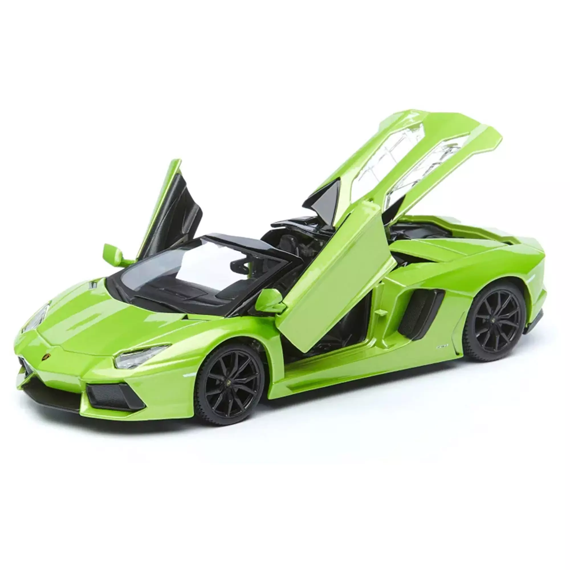 Машинка с отверткой DIY die-cast Lamborghini Aventador LP 700-4 Roadster Maisto 1:24, зелёная 39124