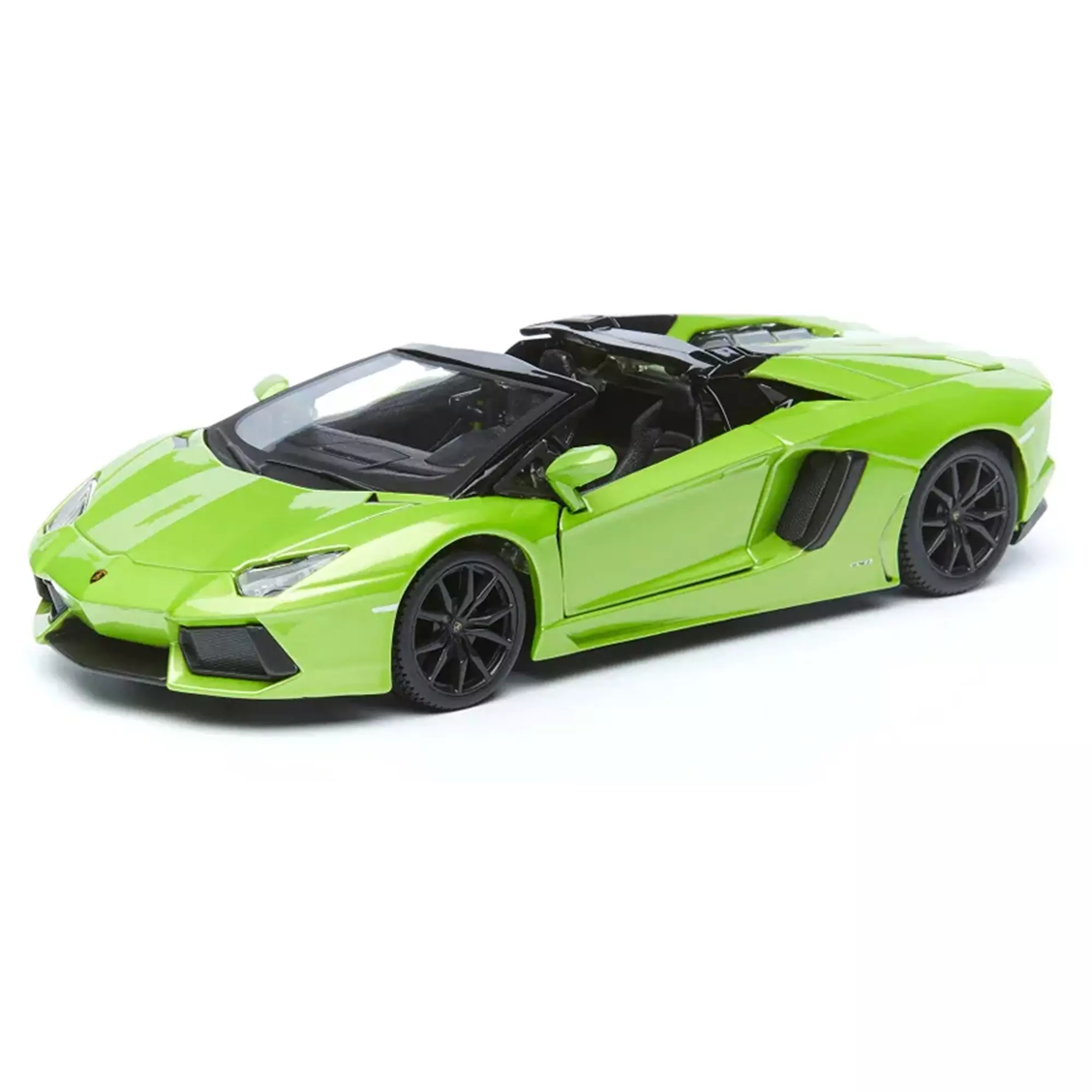 Машинка с отверткой DIY die-cast Lamborghini Aventador LP 700-4 Roadster Maisto 1:24, зелёная 39124