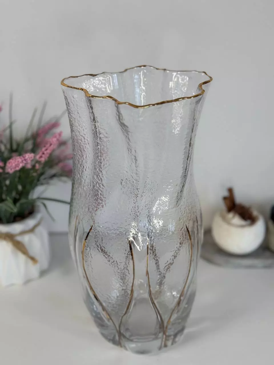Ваза стекло 14см*28cm арт.7155
