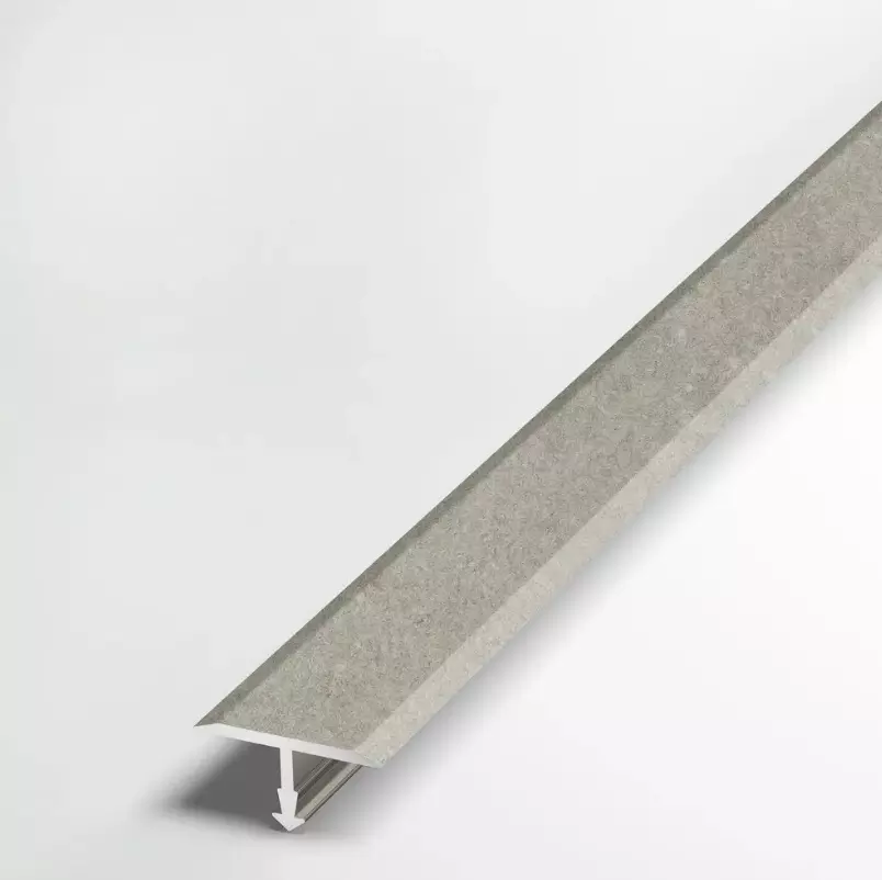 Порог Т-образный 20мм* 2,7м бетон сильвер