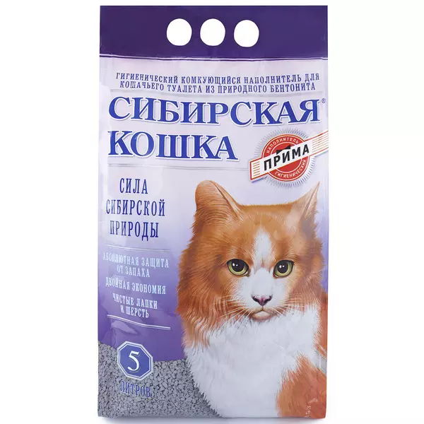 Наполнитель Сибирская кошка 5л ПРИМА