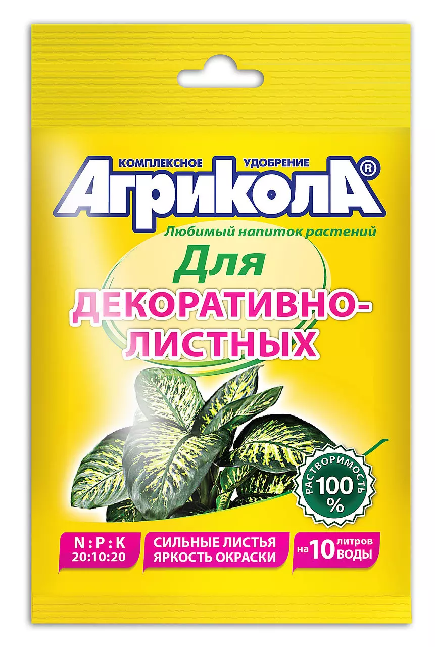Агрикола для декоративнолистных растений 25 гр ГБ/200