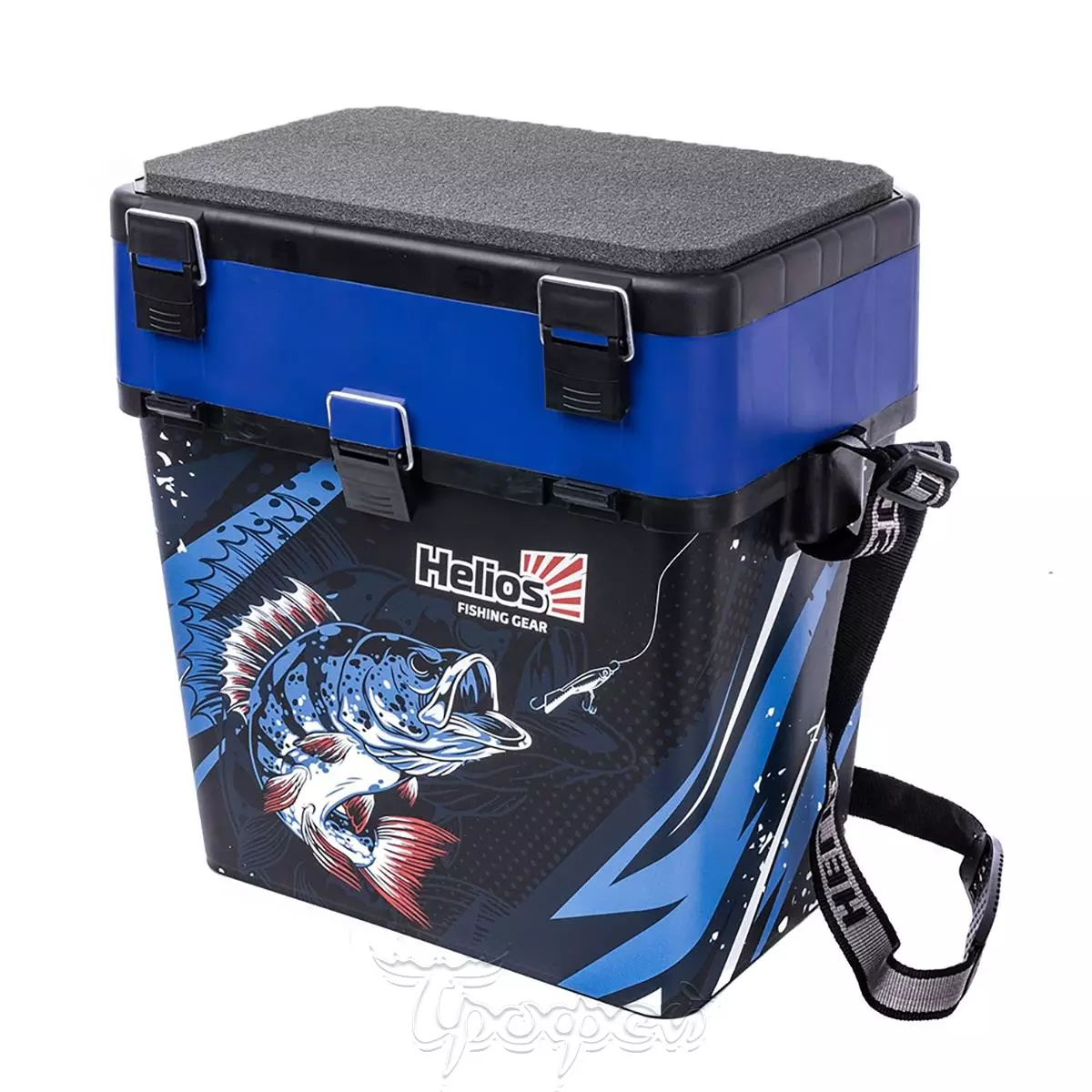Рыболовный ящик зимний ICE FISHING синий (HS-IB-19-IFB) Helios