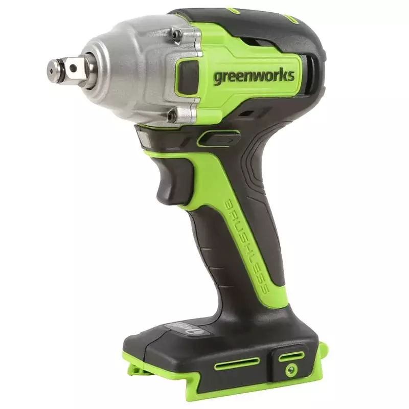 Гайковерт ударный аккумуляторный бесщеточный Greenworks GD24IW400 400Нм без Акб 3802907 