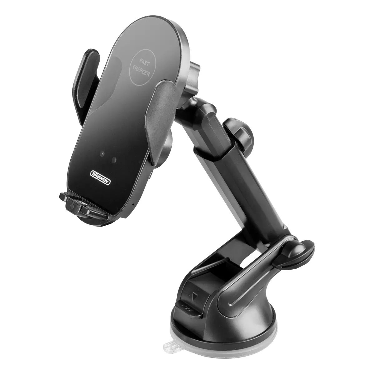 Автомобильный держатель телефона на присоске панель/сткло с б/з, SKYWAY S00303026