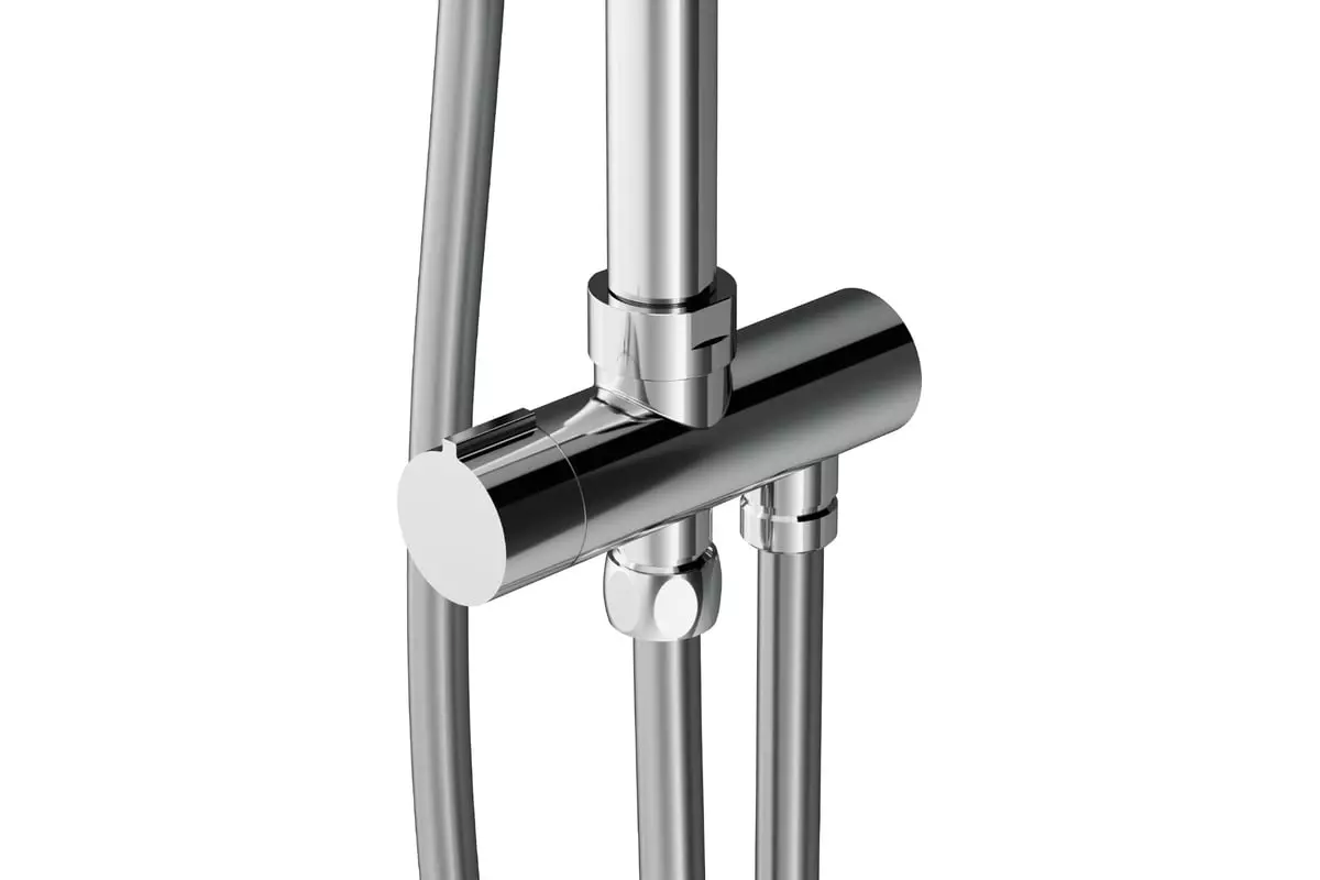Душевая стойка AM.PM Gem набор: верхний душ d 220 мм, ручной душ, 1 ф-ция d 110 мм F0790000