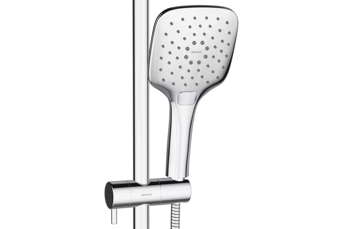 Душевая стойка верхний душ 230 мм, ручн.душ 120 мм, 3 режима, штанга 1010 мм Damixa 978200000