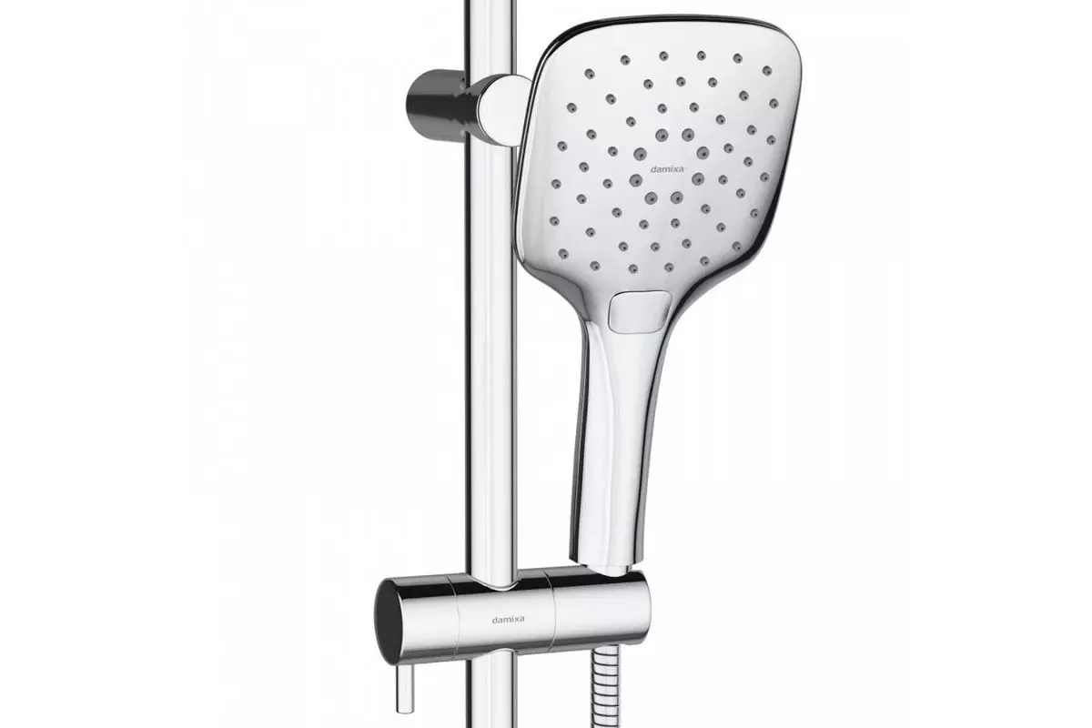 Душевая стойка верхний душ 230 мм, ручн.душ 120 мм, 3 режима, штанга 1010 мм Damixa 978200000