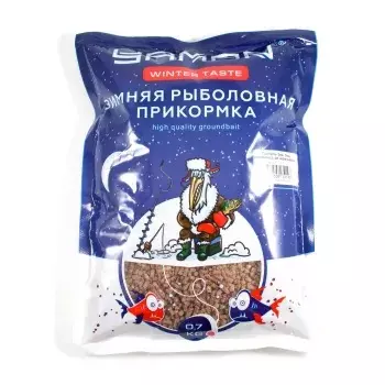 Прикормка для зимней рабалки Yaman Winter Taste Гранулы 3мм,Лещ (шоколад),коричневый, 700 г