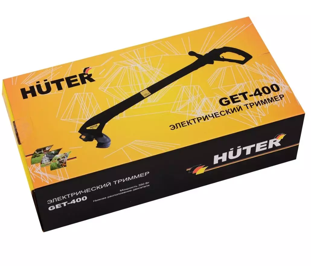 Триммер электрический HUTER GET-400 350Вт