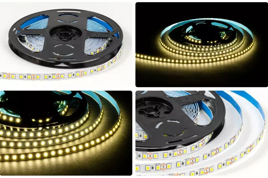 Светодиодная лента 12В 9,6Вт/м 840Лм/м 4000К 5м 8мм CRI&gt;80 SMD2835 120шт/м IP20 OGM LSE-257
