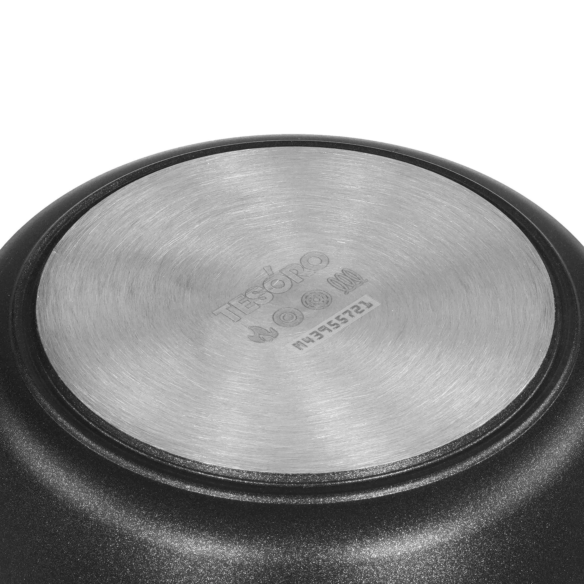 Кастрюля 4 л (d-24 см), литой алюминий, &quot;Tesoro Florence&quot; Induction total dark а/п TF6640tdi