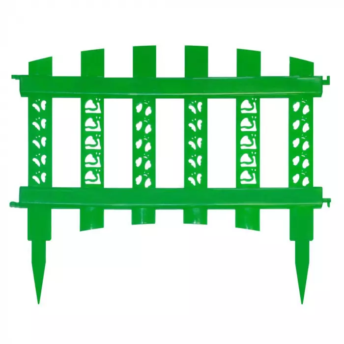 Декоративный забор Палисадник зеленый