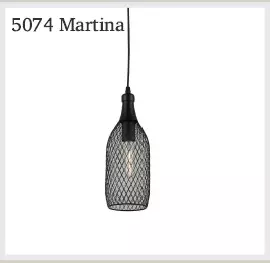 Светильник подвесной Rivoli Martina P1 5074-201 черный 1хE27