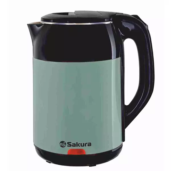 Чайник Sakura SA-2168BGR (1.8) черный/зеленый