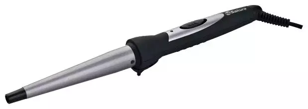Щипцы для завивки 25Вт Sakura SA-4408BK конус 13-25мм