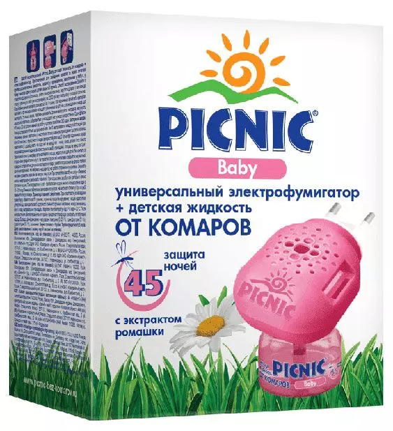 Жидкость Picnic Baby для фумигат 45ноч