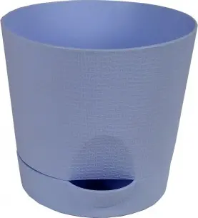 Цветочный горшок с поддоном Le Parterre d=9.5 0.35 Л. 201-5 Светло-синий