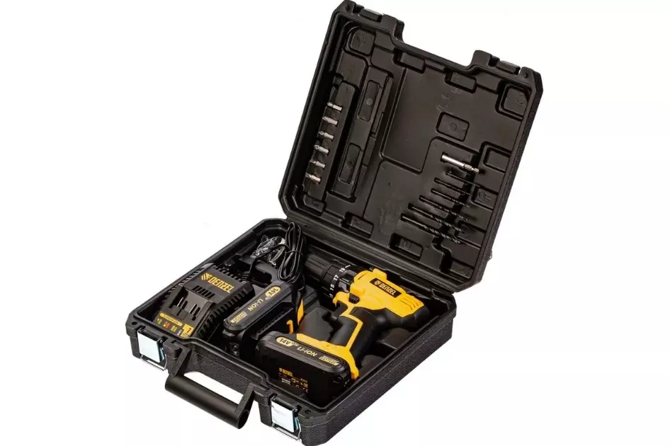 Шуруповерт аккумуляторный DENZEL CDL-IB-14-02 26112