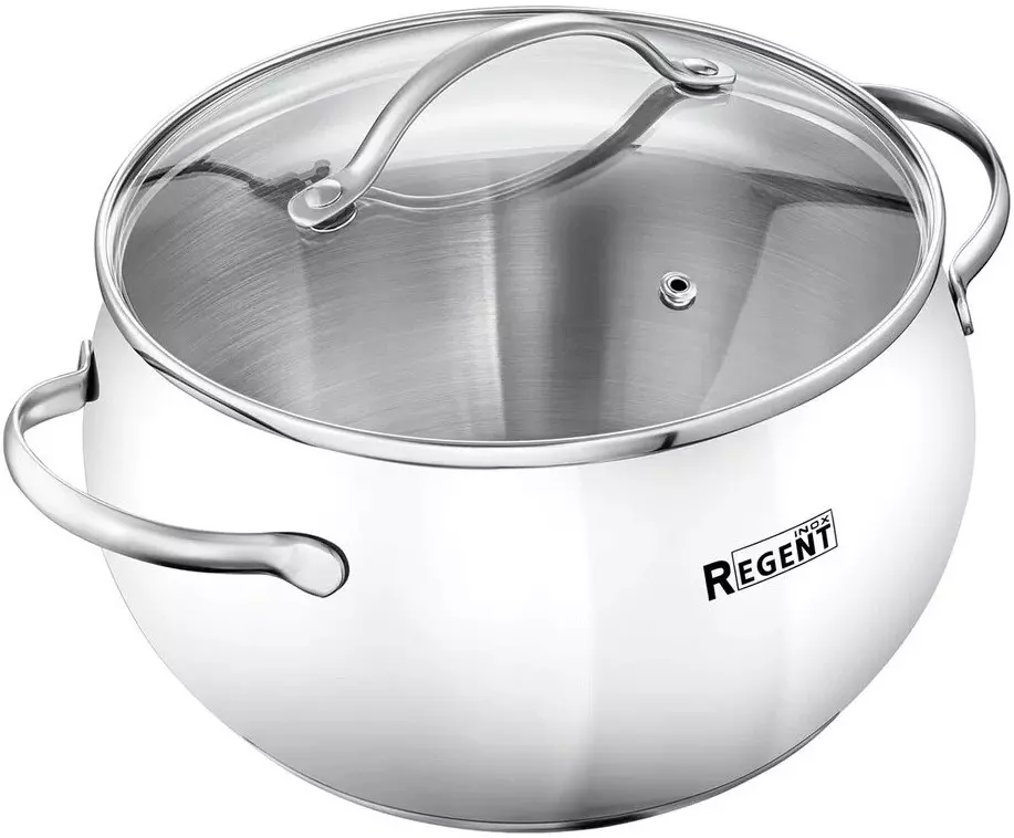 Кастрюля 2,7 л (18х11 см), нерж. сталь, зерк.полир. Regent Linea APPLE B 93-B-2