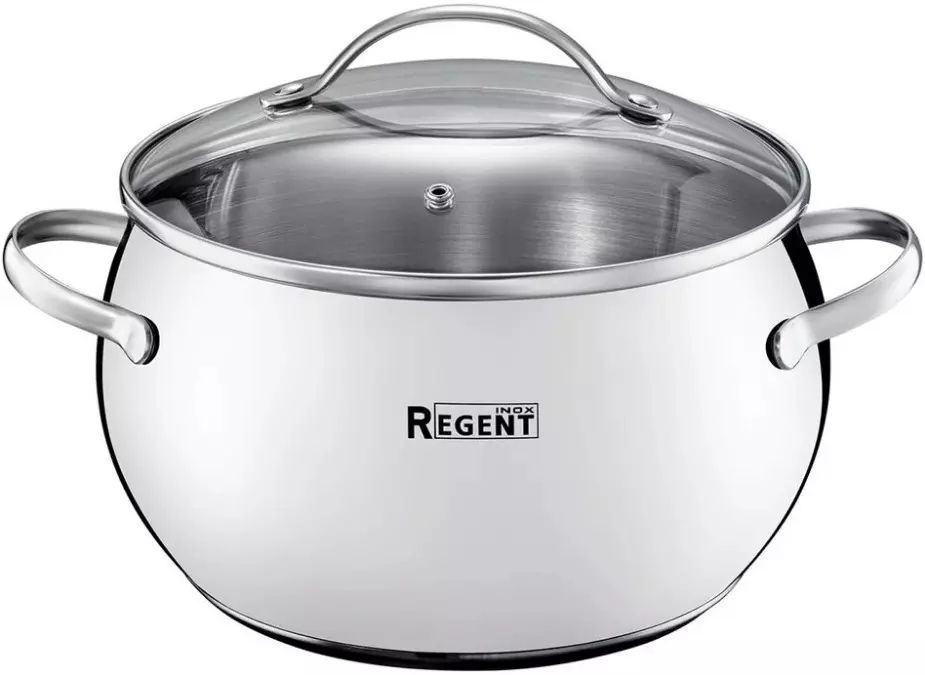Кастрюля 2,7 л (18х11 см), нерж. сталь, зерк.полир. Regent Linea APPLE B 93-B-2