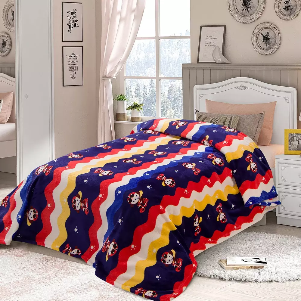 Детский плед 150*210 см велсофт футбайкер Душечка