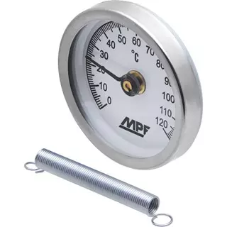 Термометр биметал. накладной пружиной, темп. 120 гр., MP-У ИС.161752