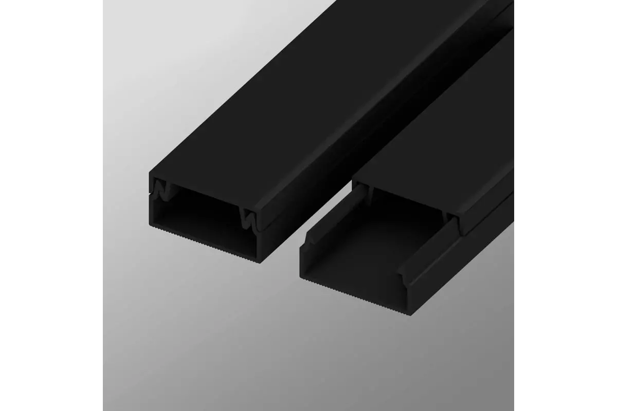 Кабель-канал ПВХ 20x10 мм 2м черный