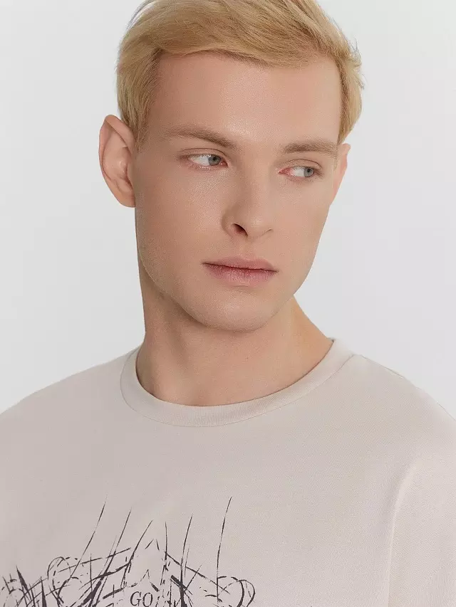 Футболка мужская Mark Formelle 111928 лед +печать 1, р-р 108-182/188 (54 / XXL)