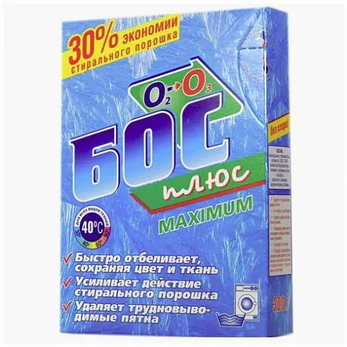 Отбеливатель Бос-Плюс max Автомат без хлора 300гр/АИСТ/48