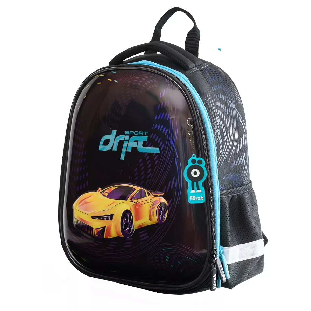 Ранец школьный Först F-Glow &quot;Sport drift&quot; 37*29,5*16см, 2 отделения, 2 кармана, анатомическая спин