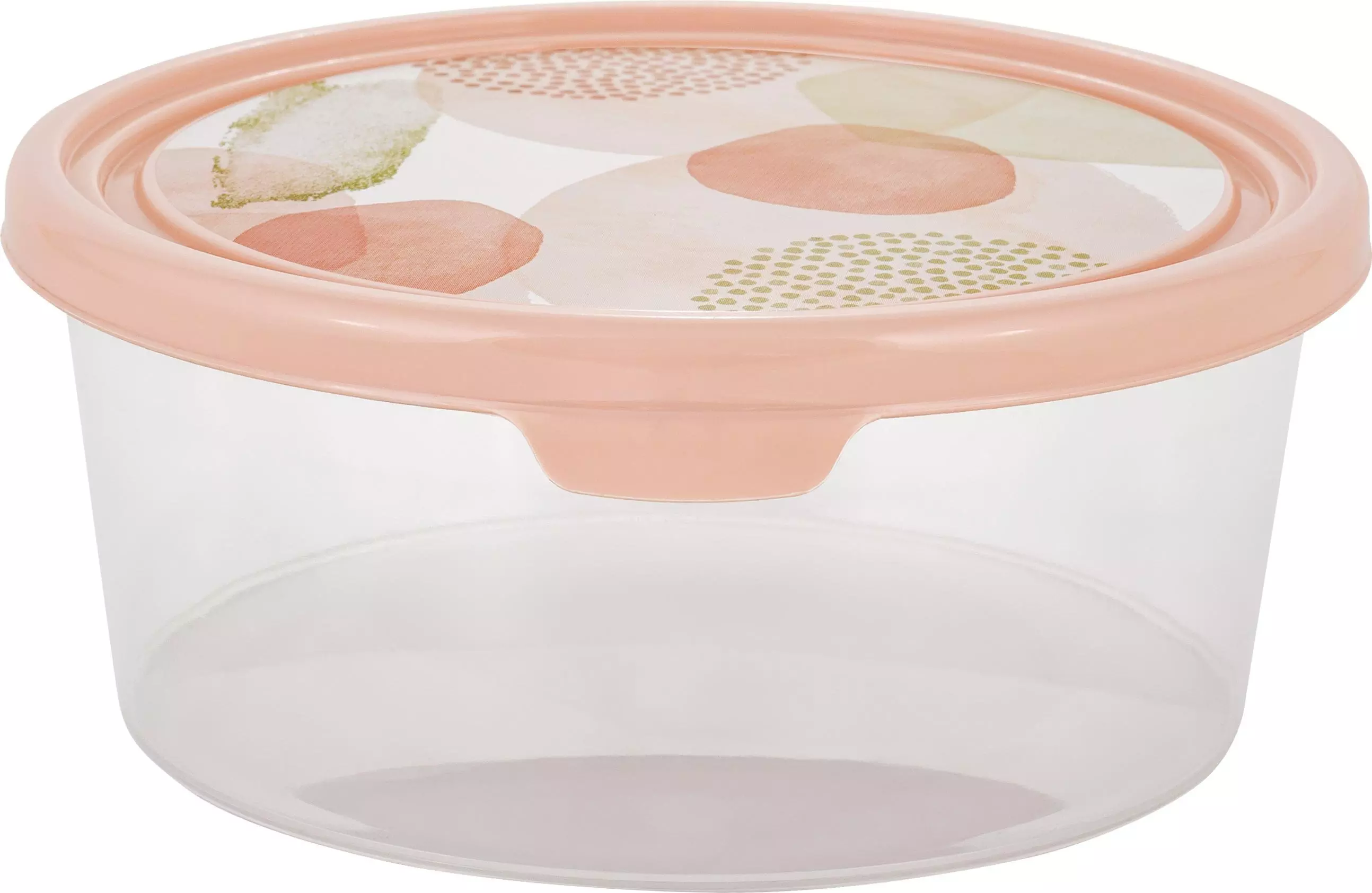 Контейнер пищевой 500 мл, пластик, круглый, с крышкой Plast Team Pastel PT143311591