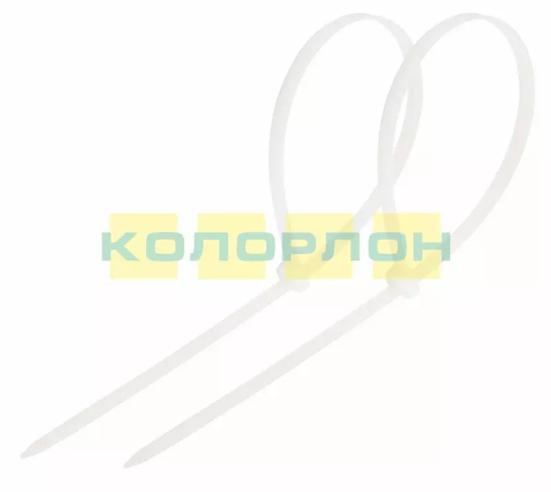 Хомуты стяжки нейлоновые 4,8х250мм 100шт белый REXANT 07-0250-5