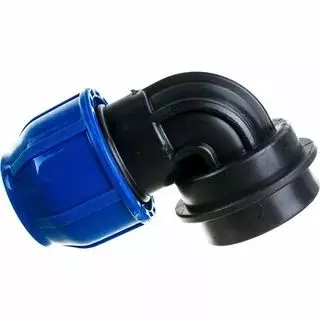 Отвод ПНД с резьбой 32x1&quot; ВР, компрессионный, PN16, RTP 14529