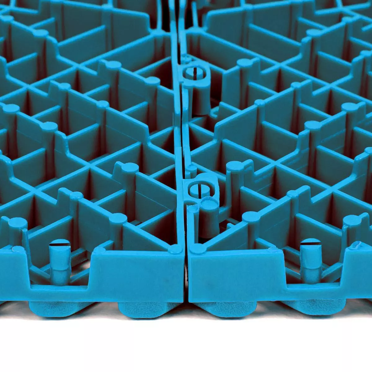 Плитка садовая для дорожек HELEX 40*40 см полипропилен, голубой (уп. 6 шт)