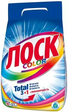 Стиральный порошок автомат ЛОСК Color 2,7 кг