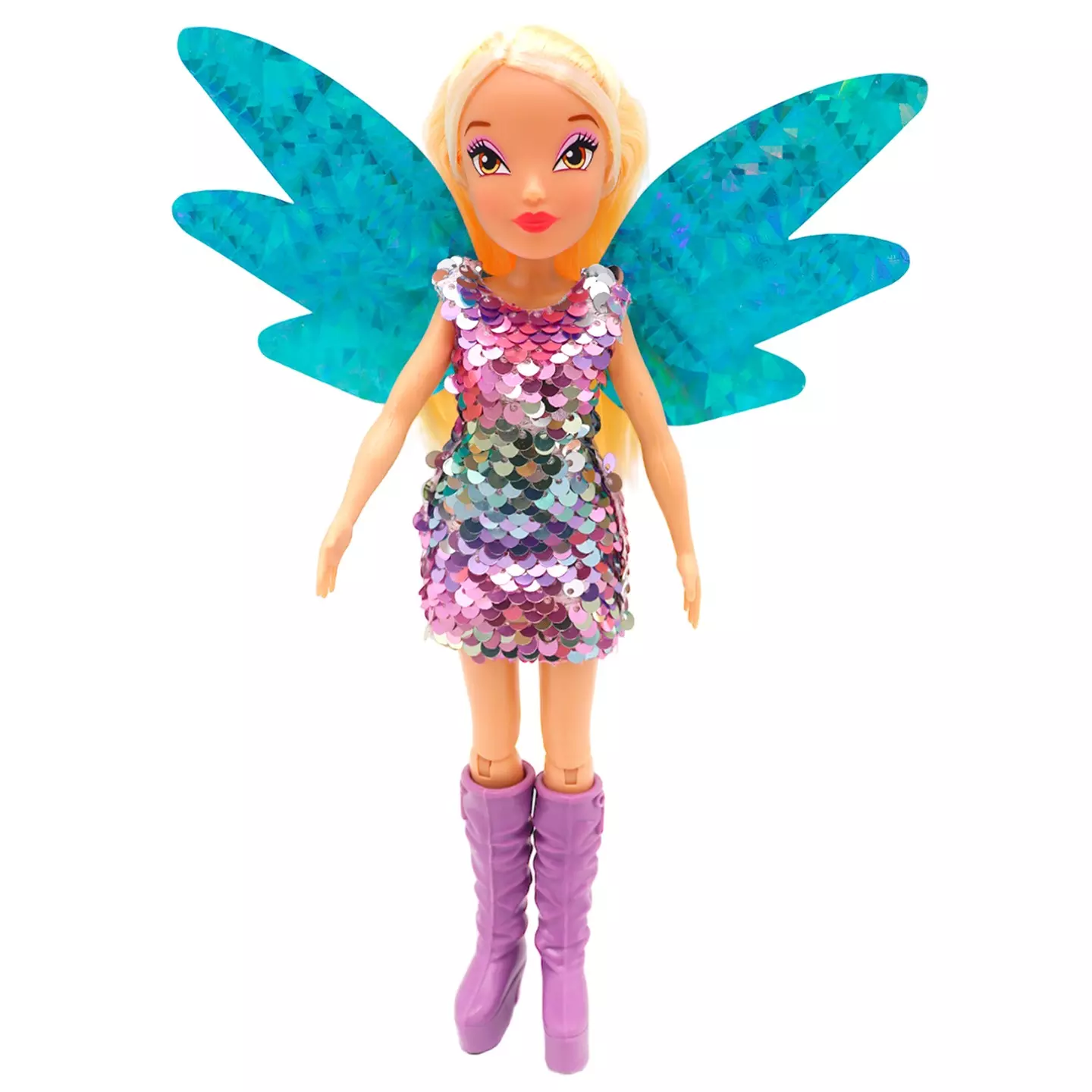 Кукла шарнирная Winx Club Magic reveal Стелла с крыльями 3 шт 24 см IW01302203