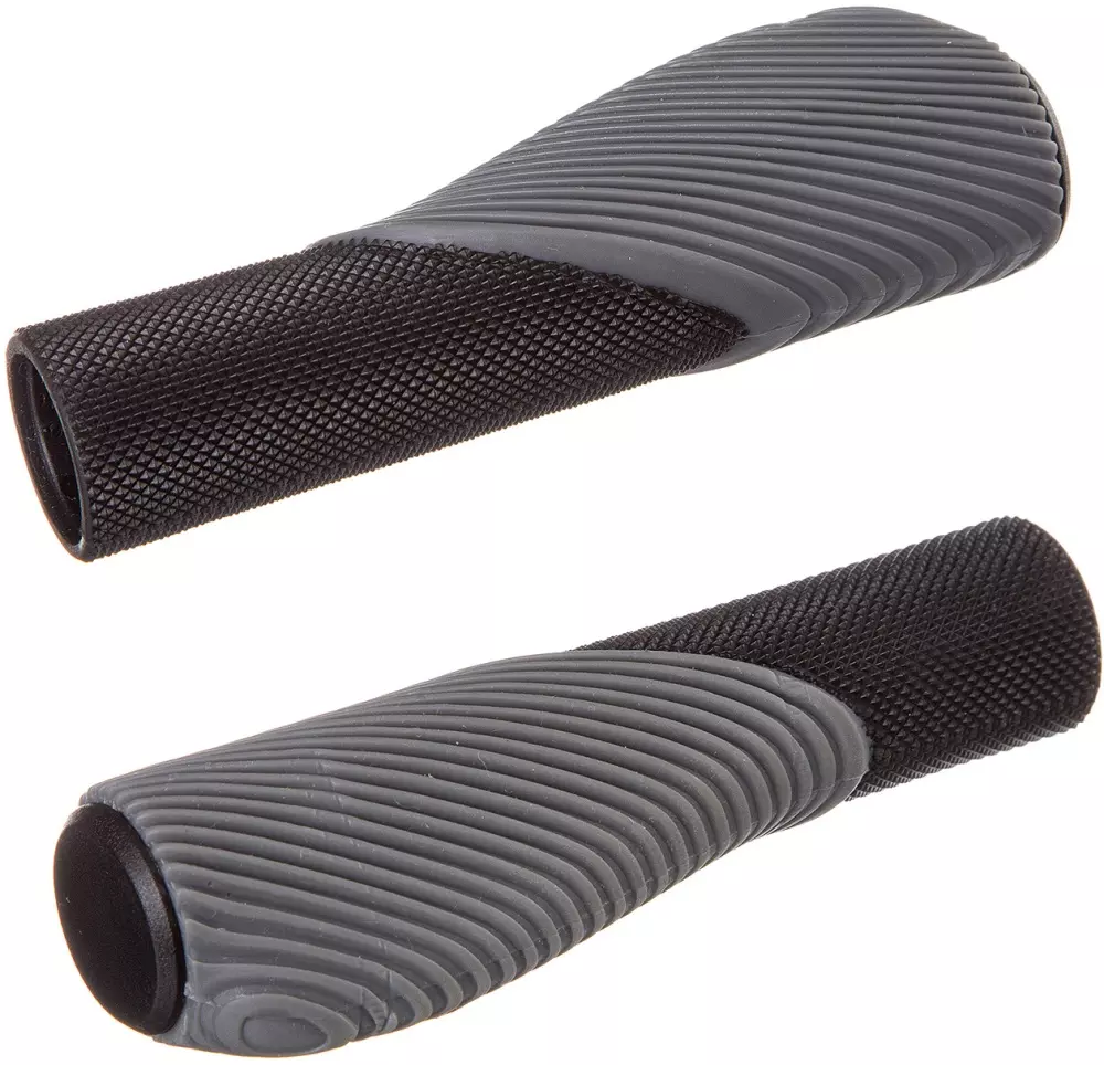Грипсы для велосипеда STG HL-G303-1, 135 мм, черные-серые Х87802