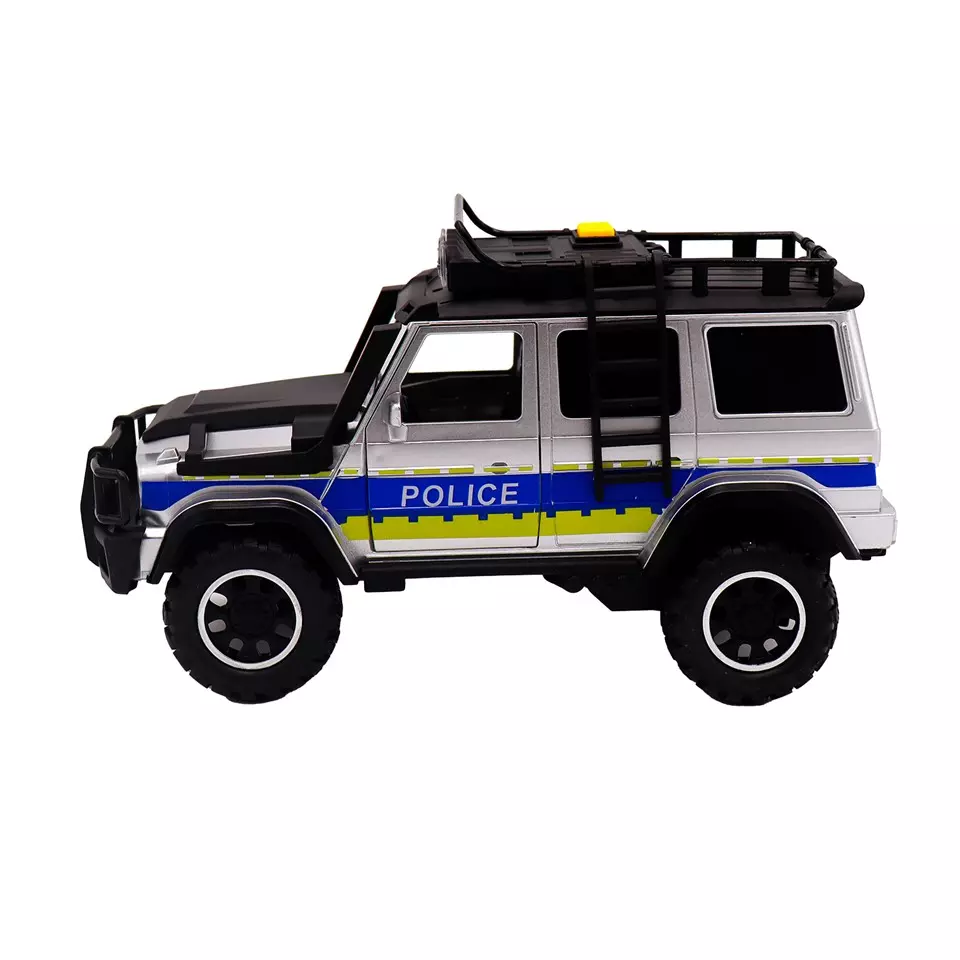 Фрикционная полицейская машина Гонки по бездорожью со светом и звуком открывающиеся двери 23 см Funk