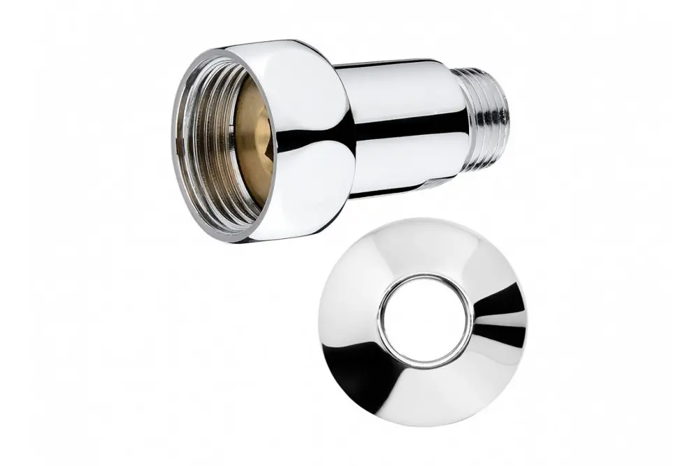 Прямое соединение для п/сушителя Point PN00005 1&quot;х3/4&quot; г/ш, хром (пара)