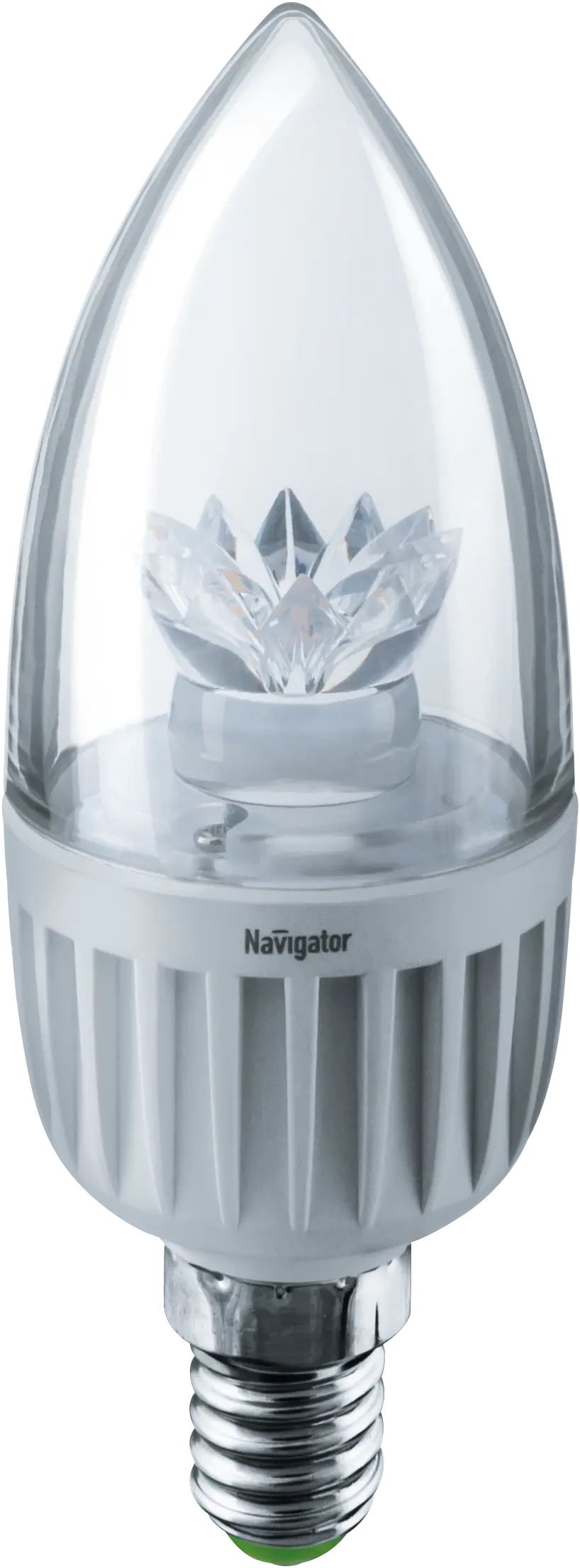 Лампа светодиодная Navigator Е14 230В 7Вт 2700К свеча теплый