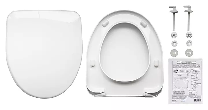 Унитаз Sanita Идеал Эконом IDLSACC01090113 косой выпуск, 1-режимный слив