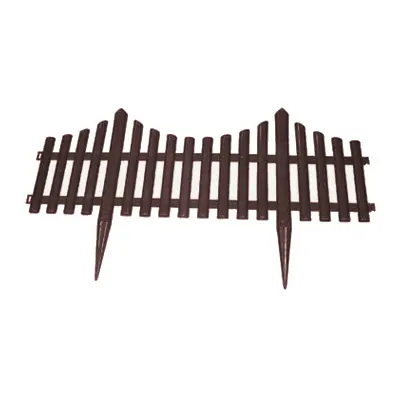 Декоративный забор Штакетник Модерн темно-коричневый 10608