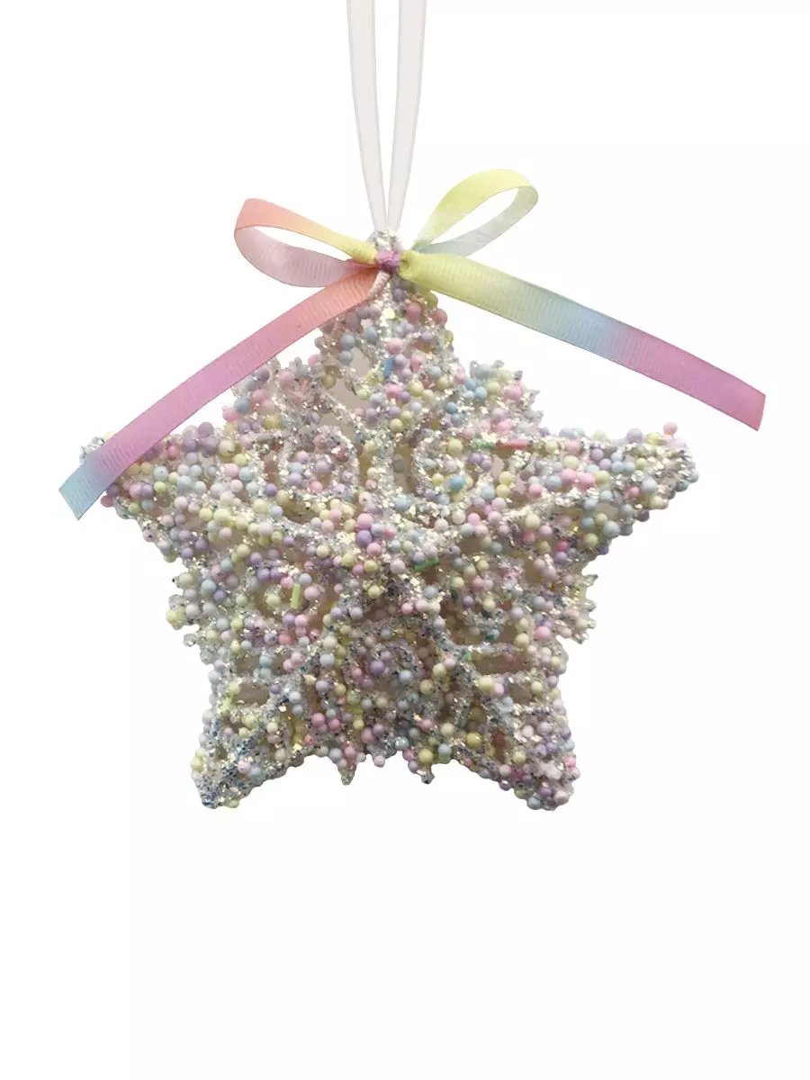 Новогоднее подвесное украшение (пенополистирол, полиэстер) / 14,5x3x15см 95392