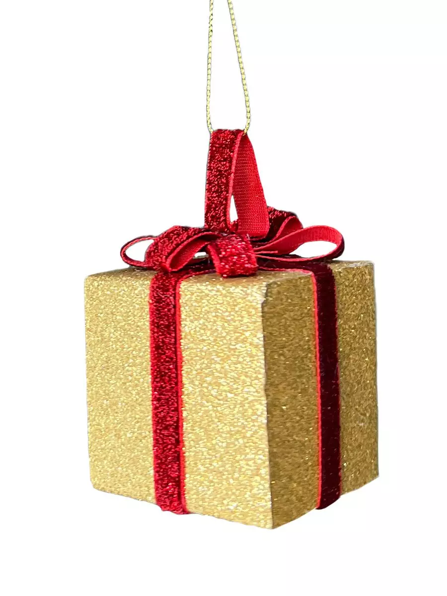 Новогоднее подвесное украшение (пенополистирол, полиэстер) / 6x5,5x5,5см 94662