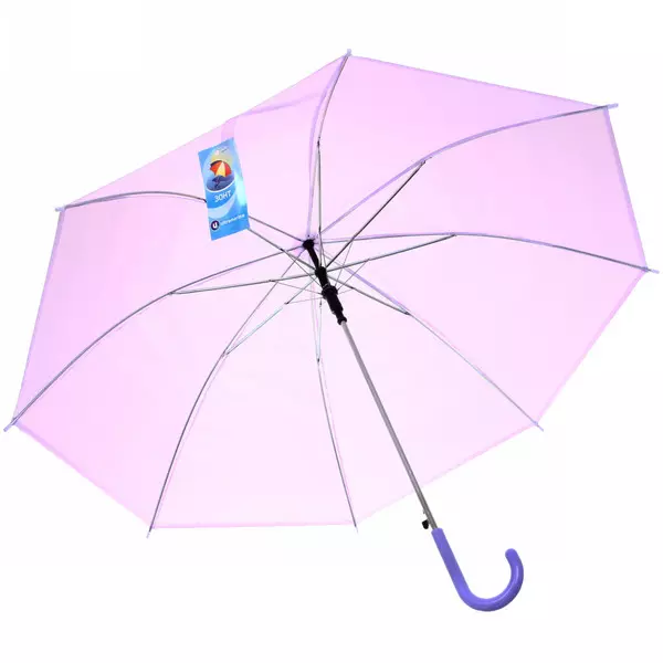 Зонт-трость женский Классический, нежно-фиолетовый 374-028