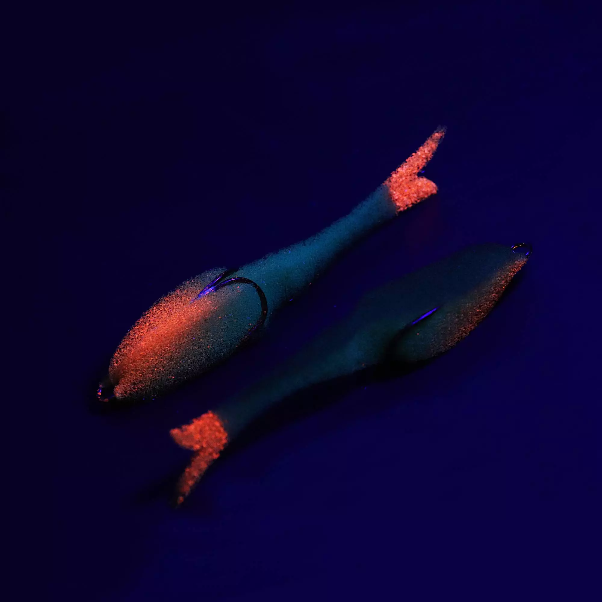 Поролоновая рыбка YAMAN Devious Minnow на двойнике, р. 90 мм, цвет 19 UV (5 шт.)