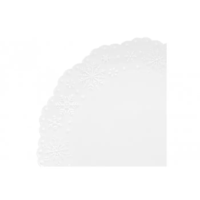 Набор тарелок 2 шт, 27х2,5 см, &quot;Снежинки&quot;, фарфор, 540898