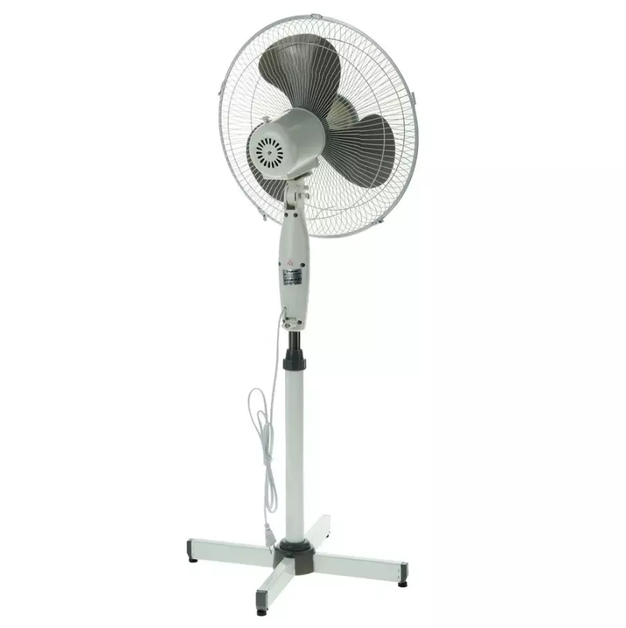 Вентилятор напольный SAKURA SA-10G бело-серый 1шт/кор